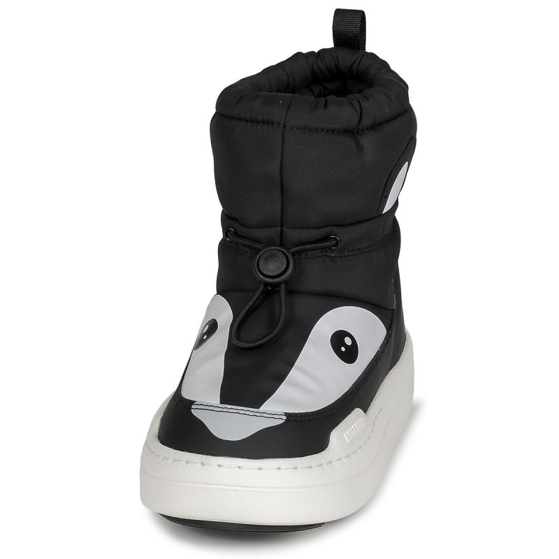 Moon Boot MB JR PARK TUBE MID ANIMAL WP Nero Scarpe da neve Bambino - 3