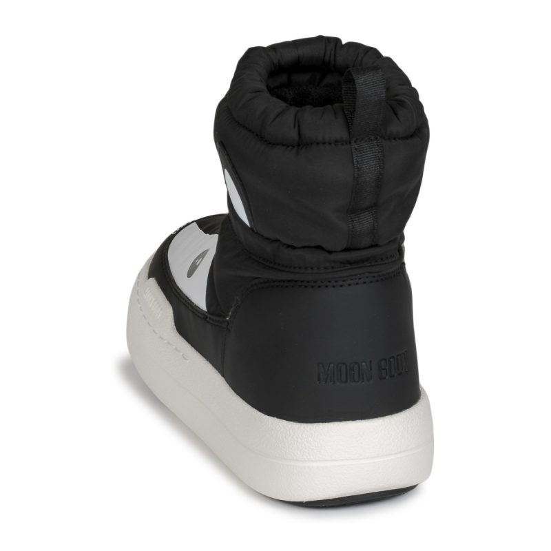 Moon Boot MB JR PARK TUBE MID ANIMAL WP Nero Scarpe da neve Bambino - 5