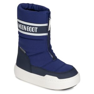 Scarpe da neve bambini ragazzo Moon Boot  MB JR PARK ZIP HIGH WP  Blu Moon Boot 8059791094929
