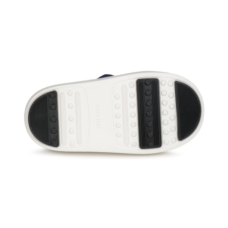 Moon Boot MB JR PARK ZIP HIGH WP Bleu Chaussures de neige Enfant - 7