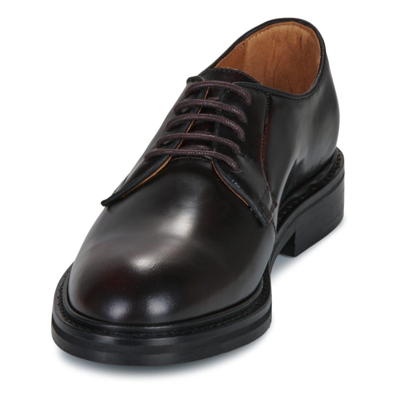 Selected  SLHCARTER LEATHER BLUCHER  Marrone -  Derby Uomo - 3
