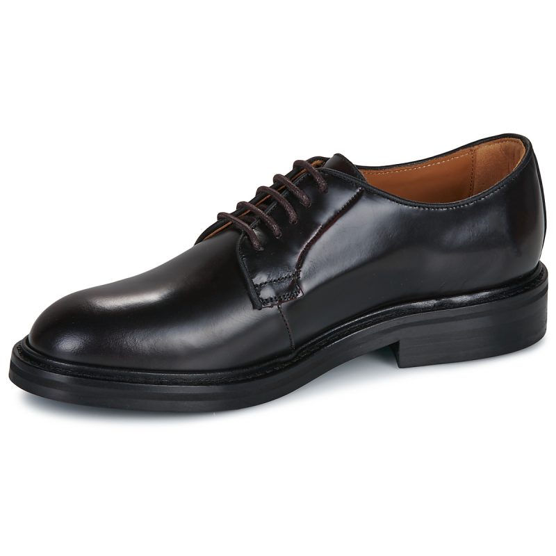 Selected  SLHCARTER LEATHER BLUCHER  Marrone -  Derby Uomo - 4