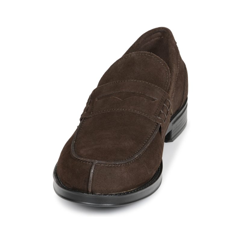 Stonefly BLISS 1 VELOURS Braune Herren-Loafer - Gr&ouml;&szlig;e 3