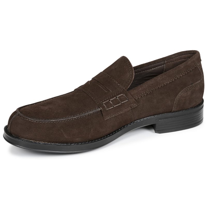 Stonefly BLISS 1 VELOURS Braune Herren-Loafer - Gr&ouml;&szlig;e 4