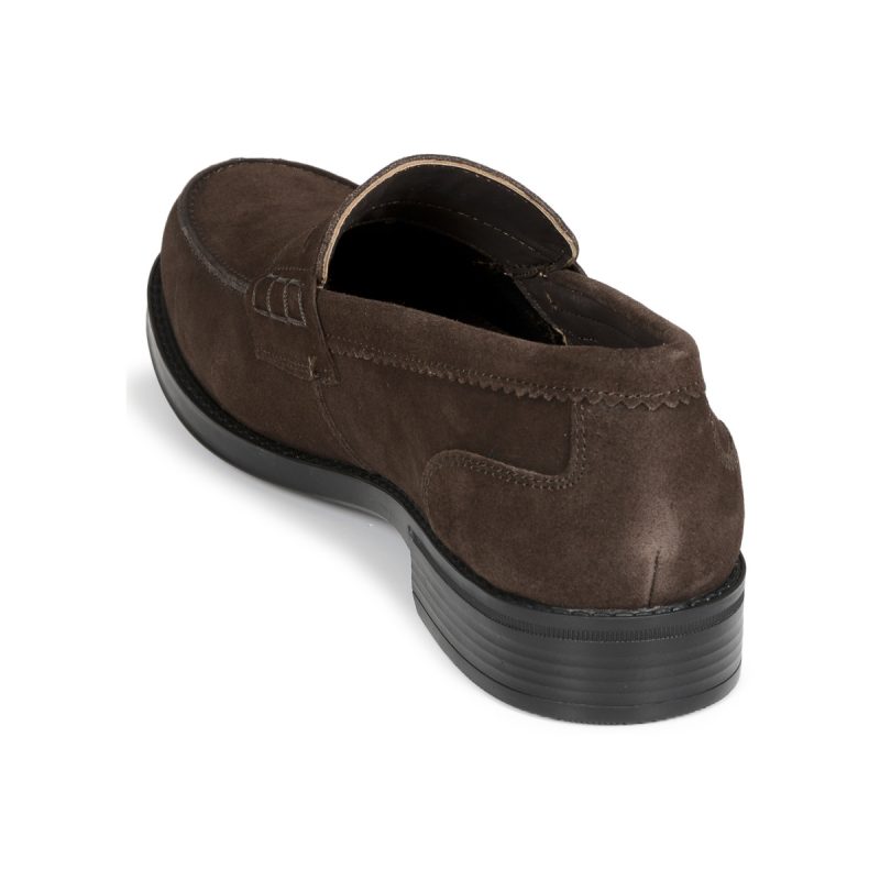 Stonefly BLISS 1 VELOURS Braune Herren-Loafer - Gr&ouml;&szlig;e 5