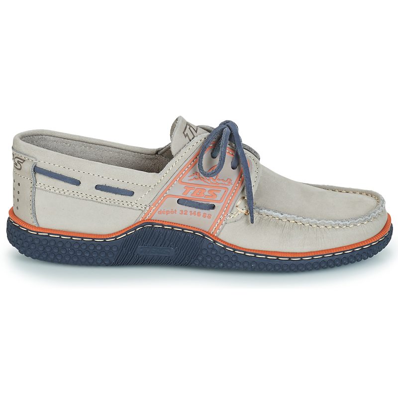 TBS  GLOBEK  Grigio -  Scarpe da barca Uomo - 2