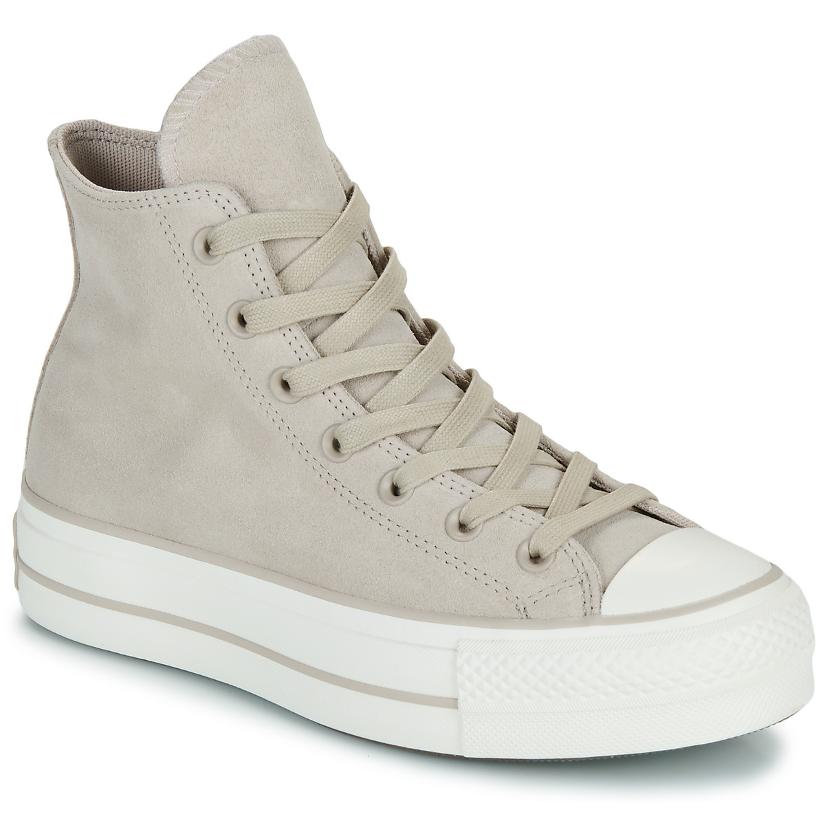 Sneakers alte    CHUCK TAYLOR ALL STAR LIFT PLATFORM SUEDE  Beige