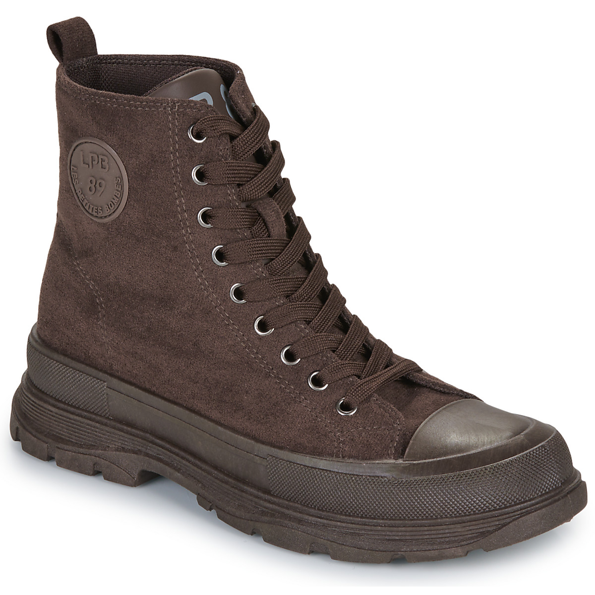 Sneakers alte    ELENA  Marrone