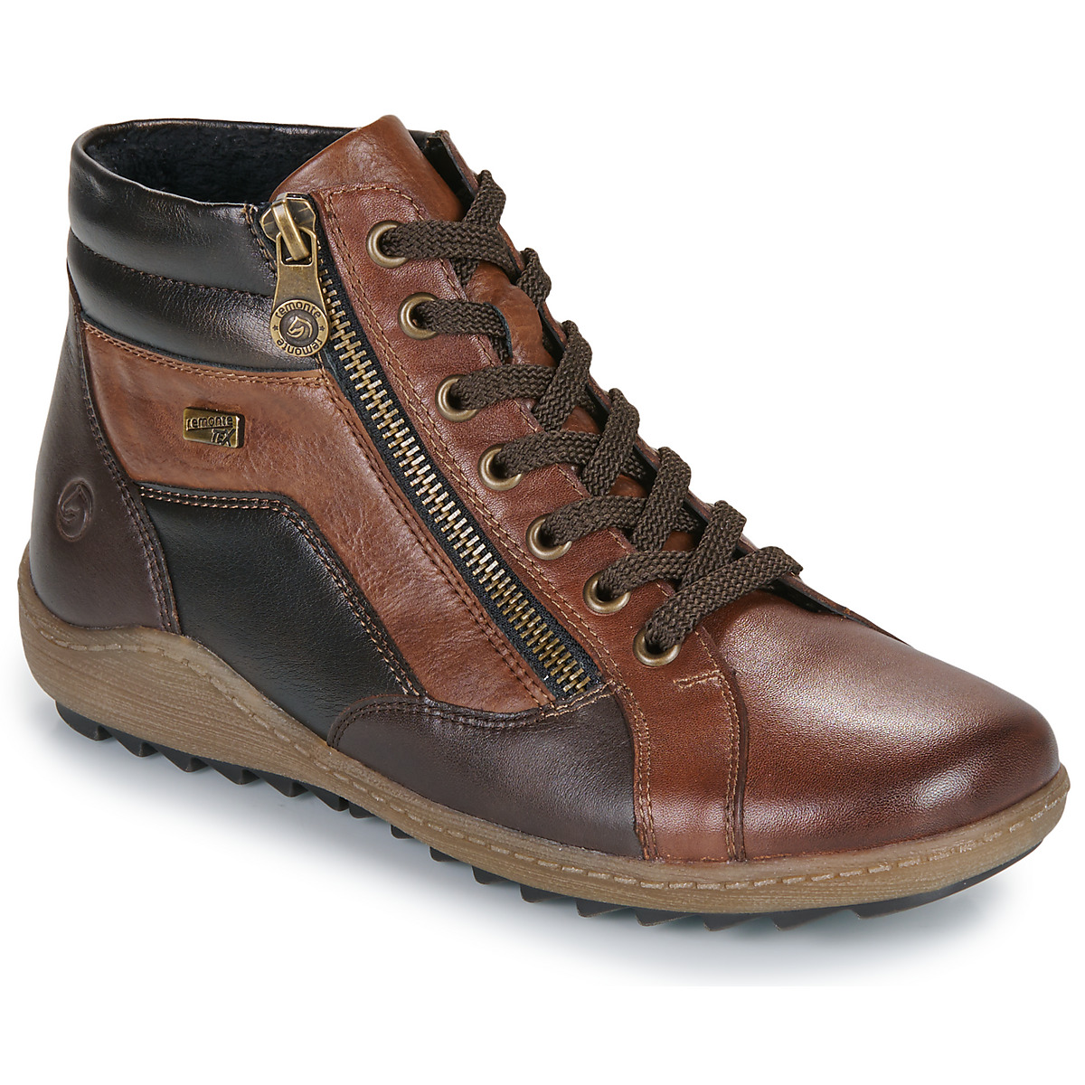 Sneakers alte    R1458-23  Marrone