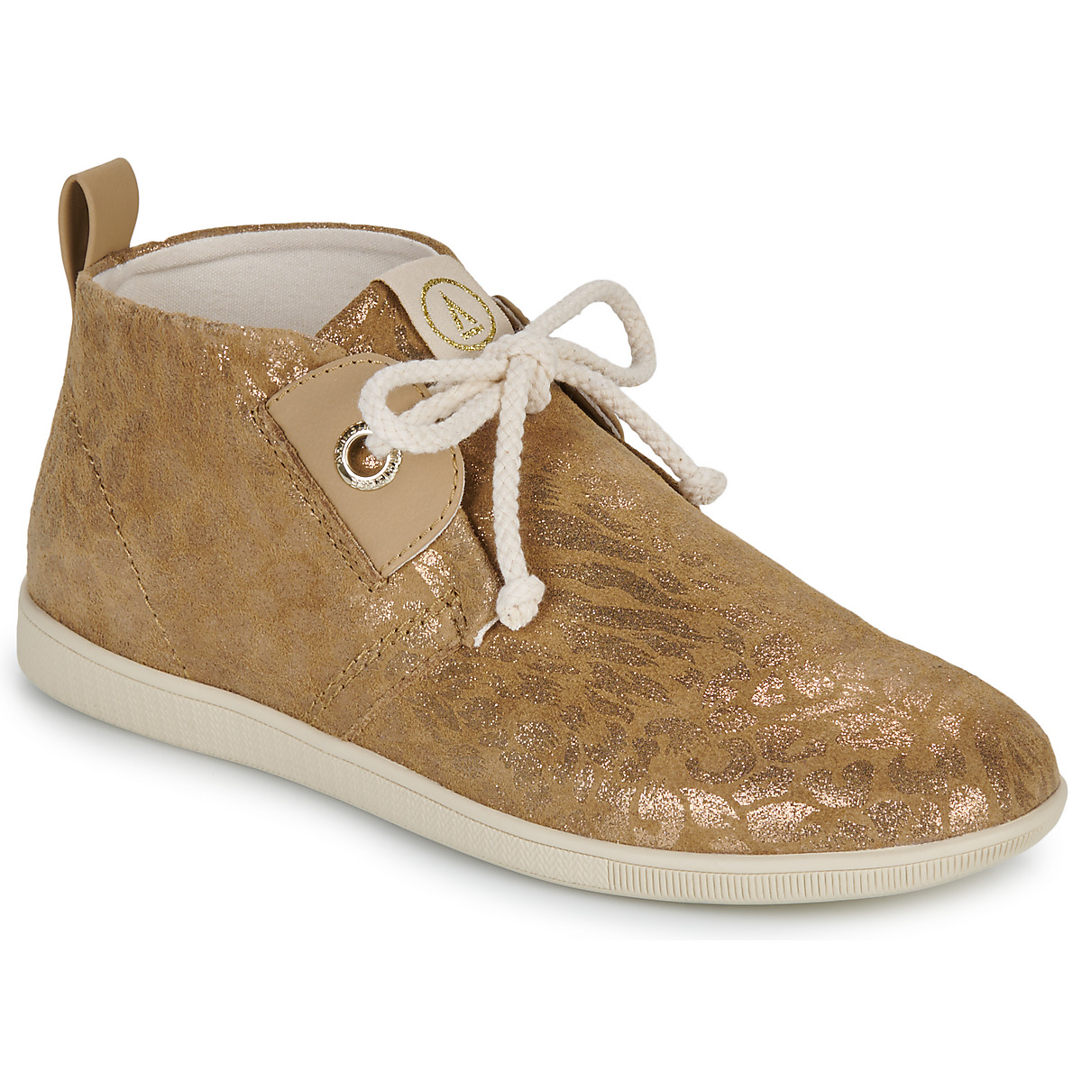 Sneakers alte    STONE MID CUT  Oro