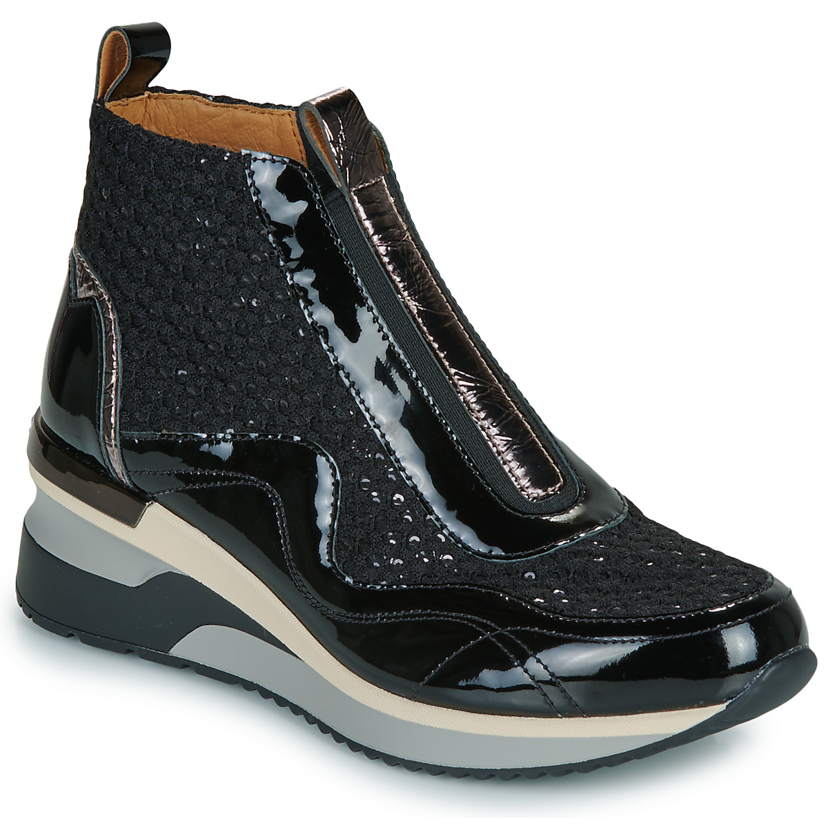 Sneakers alte    VIDEO  Nero