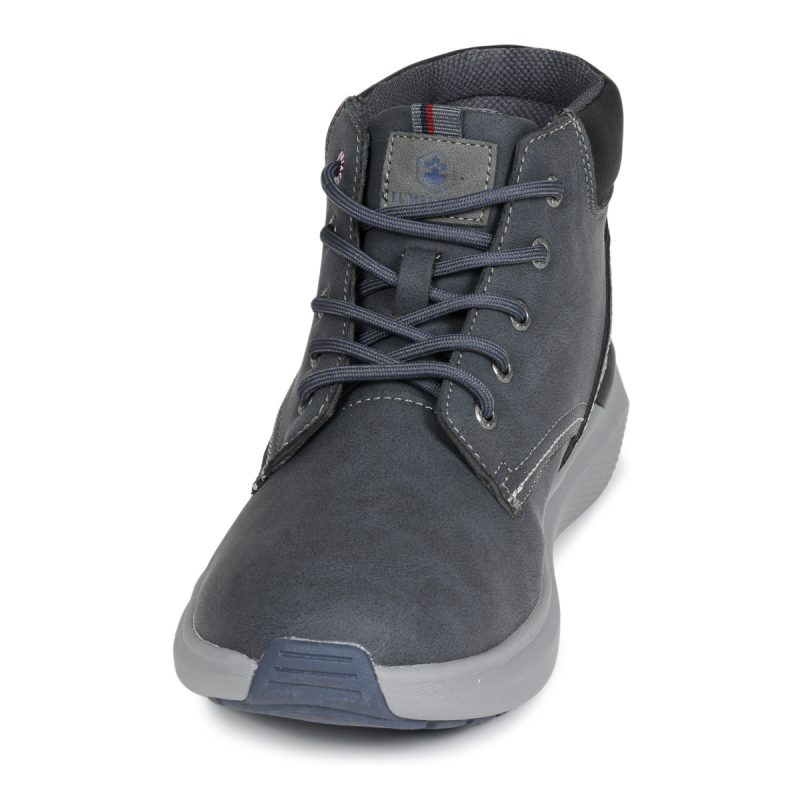 Lumberjack NEIL HIGH CUT SNEAKER MAN Marine Baskets montantes Homme - 3