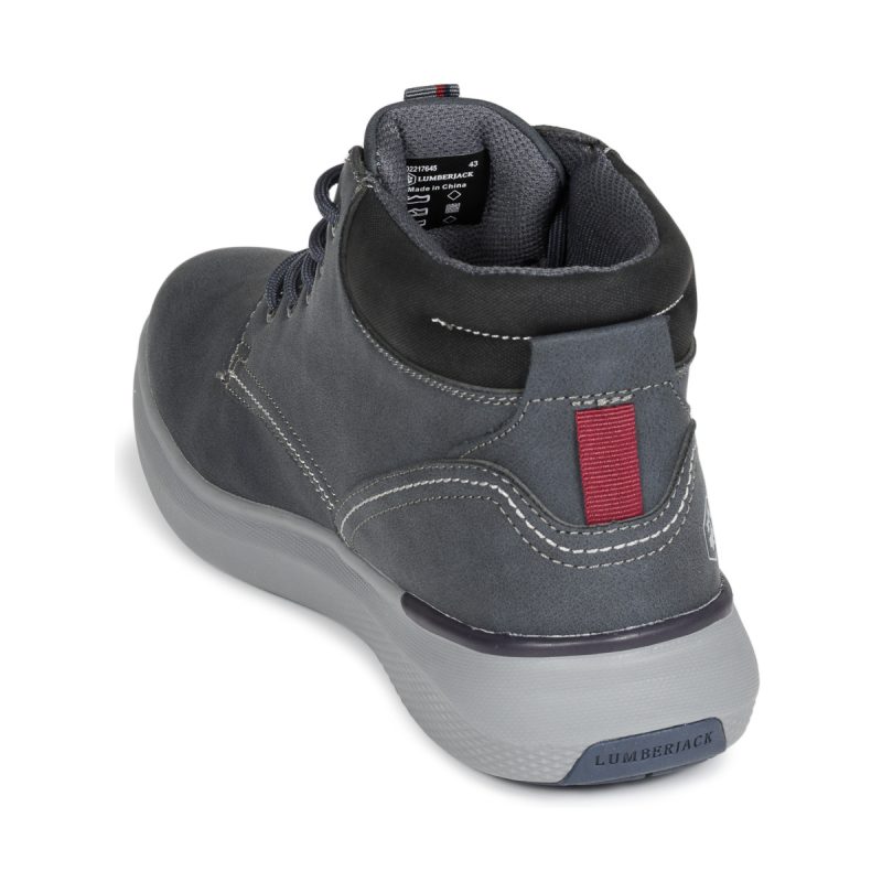 Lumberjack NEIL HIGH CUT SNEAKER MAN Marine Baskets montantes Homme - 5