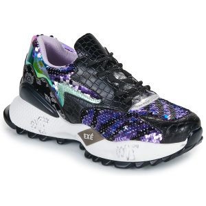 Sneakers basse    D190608-17-PU-BLACK  Nero