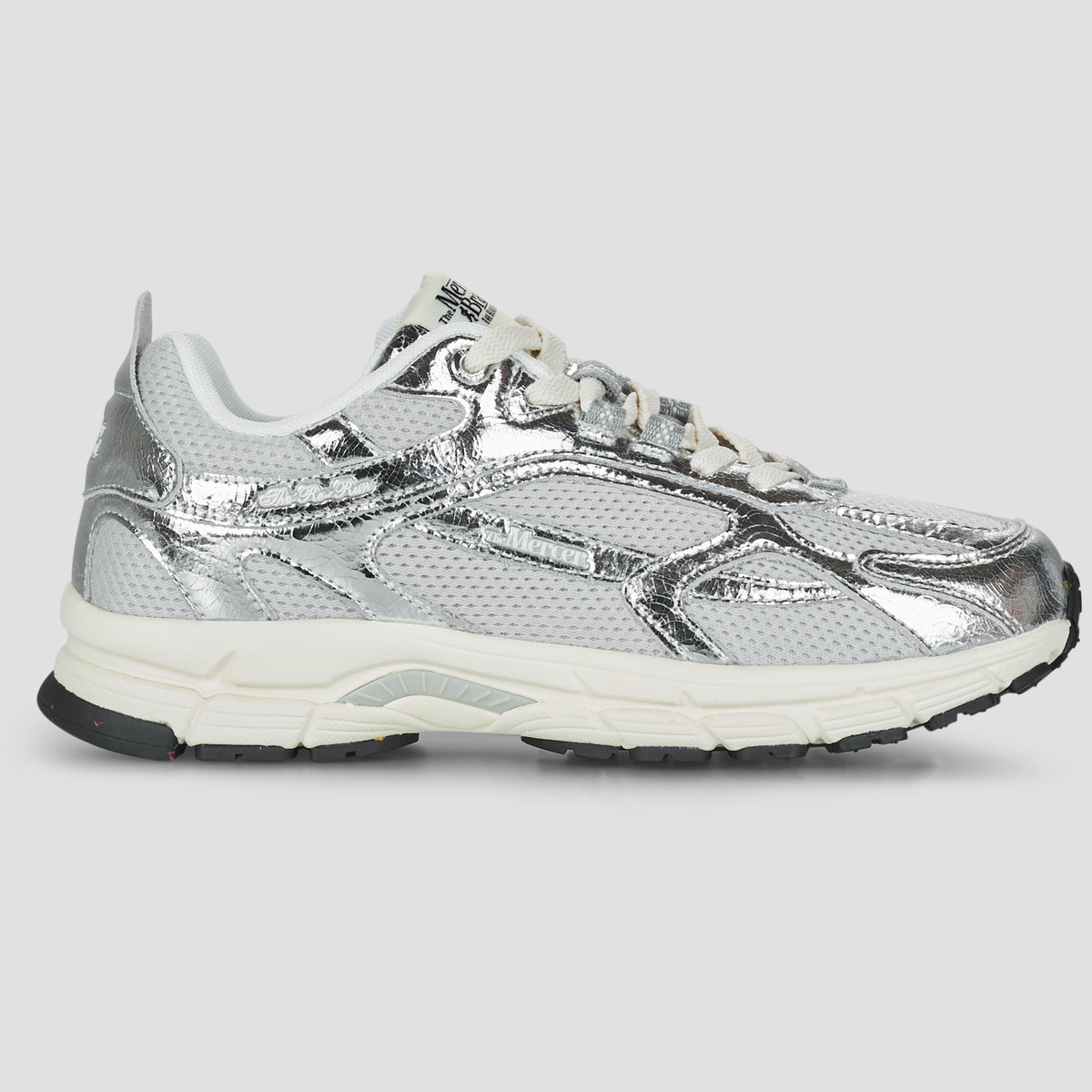 Sneakers basse    The Re-Run Cracked  Argento