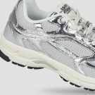 The Mercer Brand The Re-Run Cracked Argento Sneakers Uomo - 4