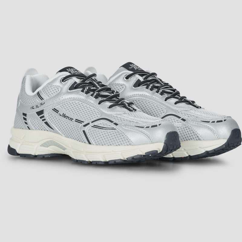 The Mercer Brand The Re-Run Speed Argento Sneakers Uomo - 2