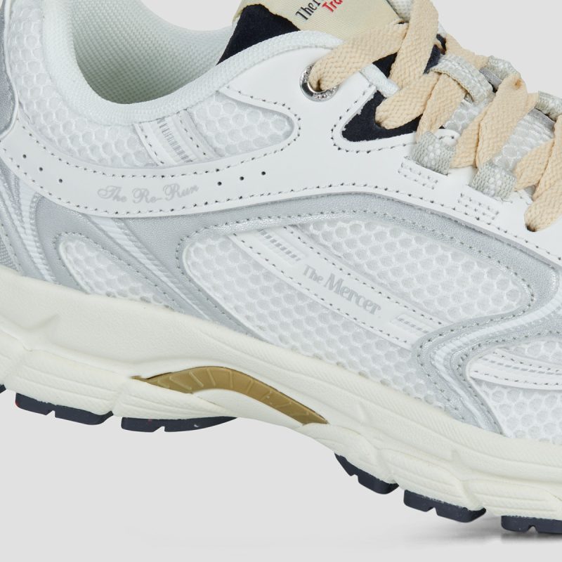 The Mercer Brand The Re-Run Track Field Bianco Sneakers Uomo - 4