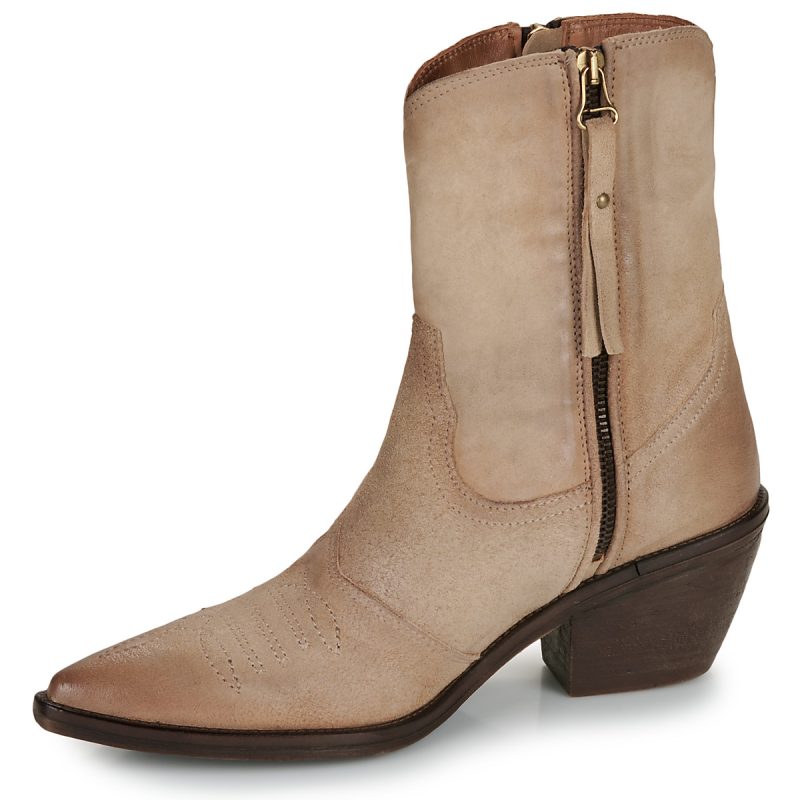 Airstep / A.S.98  COUNTRY ZIP  Beige -  Stivaletti Donna - 4