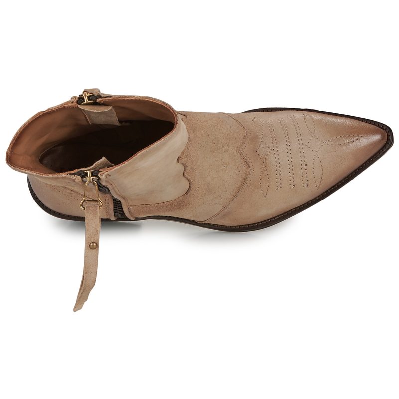 Airstep / A.S.98  COUNTRY ZIP  Beige -  Stivaletti Donna - 6