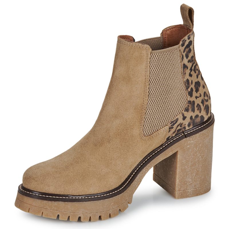 Sweet Lemon NATESHI Beige Stivaletti Donna - 4