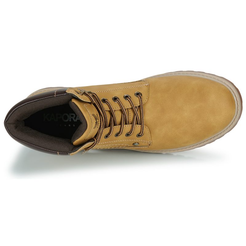 Kaporal FIKO Braune Herren-Ankle-Boots - Gr&ouml;&szlig;e 6