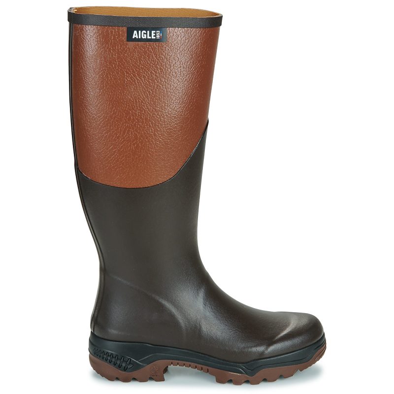 Aigle PARCOURS 2 Damen-Regenstiefel, braun, Gr&ouml;&szlig;e 2