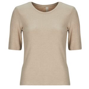 T-shirt    ONPSEREN ON 2/4 REG RIB  Beige