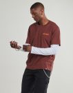 T-shirt Dickies BURNS TEE SS ANDORRA Bordeaux T-shirt maniche corte Uomo - 3