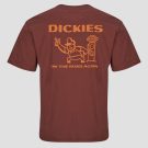 T-shirt Dickies BURNS TEE SS ANDORRA Bordeaux T-shirt maniche corte Uomo - 6