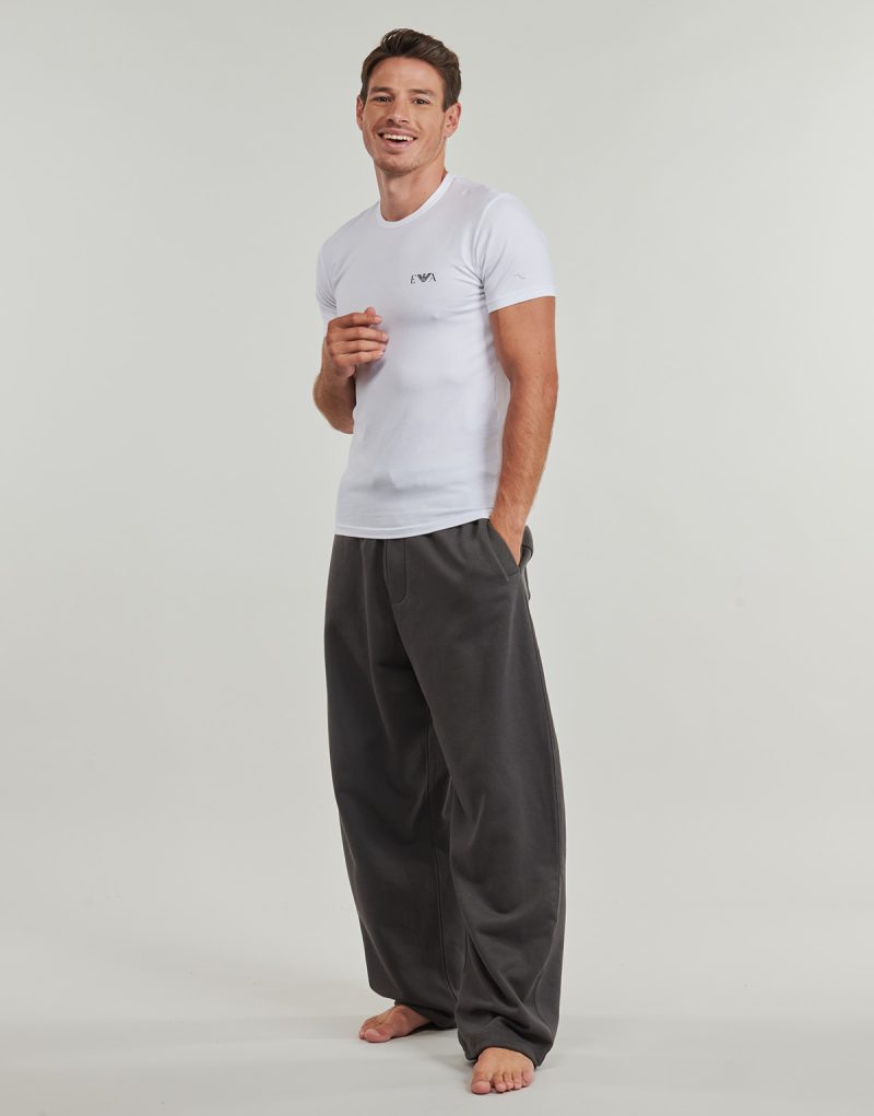T-shirt Emporio Armani 2-PACK CREW NECK T-SHIRT AF14131 Bianco T-shirt maniche corte Uomo - 3