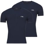 T-shirt uomo Emporio Armani  2-PACK CREW NECK T-SHIRT AF14131  Marine Emporio Armani 8033996379890