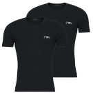 T-shirt Emporio Armani 2-PACK CREW NECK T-SHIRT AF14131 Nero T-shirt maniche corte Uomo - 1