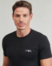 T-shirt Emporio Armani 2-PACK CREW NECK T-SHIRT AF14131 Nero T-shirt maniche corte Uomo - 5