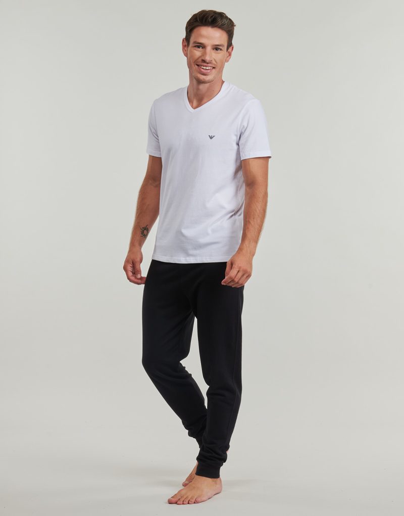 T-shirt Emporio Armani 2-PACK CREW NECK T-SHIRT AF14132 Bianco T-shirt maniche corte Uomo - 3