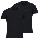 T-shirt Emporio Armani 2-PACK CREW NECK T-SHIRT AF14132 Nero T-shirt maniche corte Uomo - 1