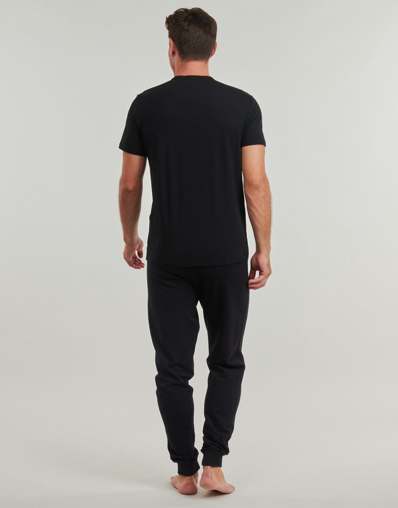 T-shirt Emporio Armani 2-PACK CREW NECK T-SHIRT AF14132 Nero T-shirt maniche corte Uomo - 4