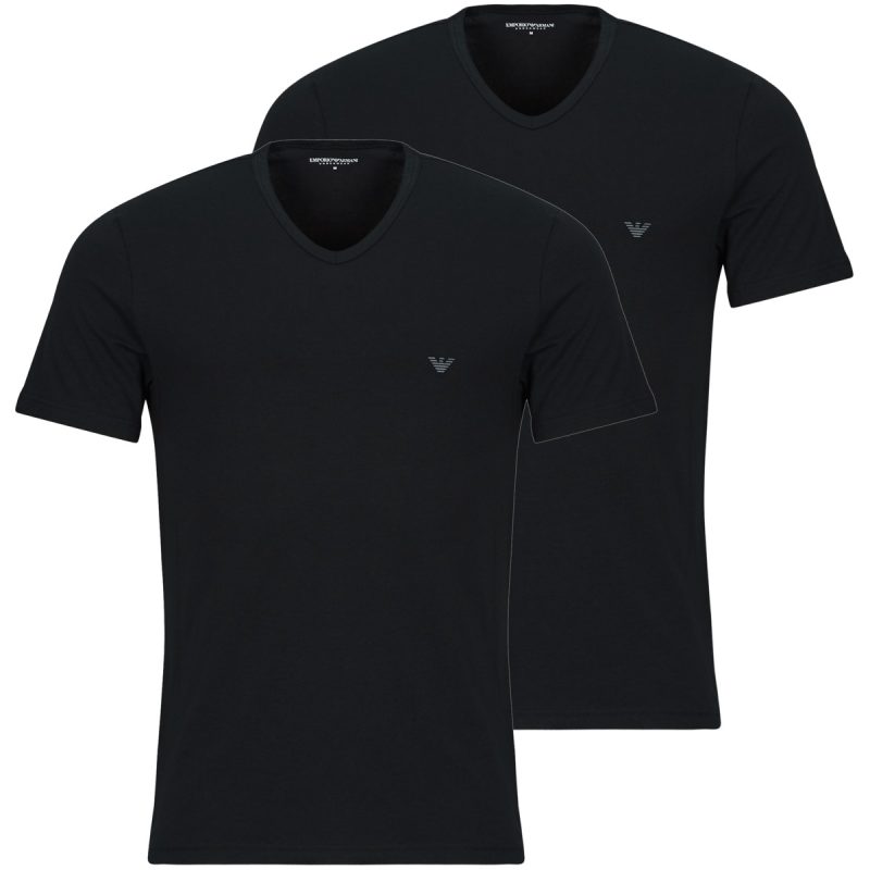 T-shirt uomo Emporio Armani  2-PACK CREW NECK T-SHIRT AF14132  Nero Emporio Armani 8059659355636