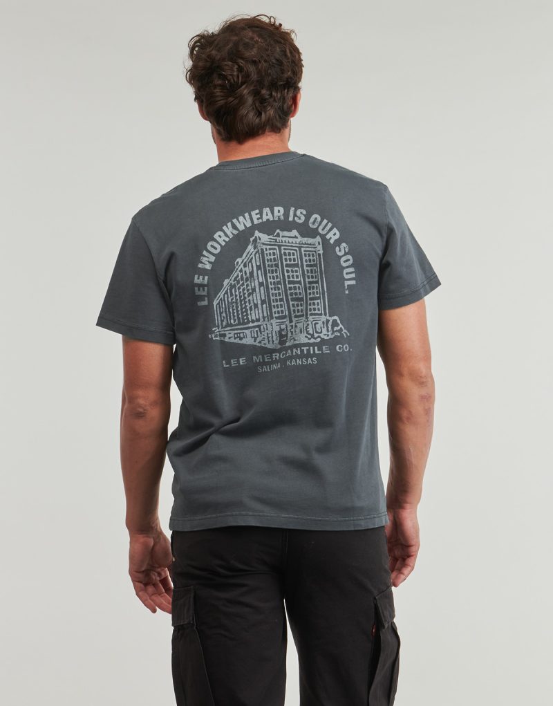 T-Shirt Lee WW GRAPHIC TEE Schwarz T-Shirt mit kurzen &Auml;rmeln Herren - 2