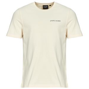 T-shirt uomo Lyle & Scott  SCRIPT T-shirt  Beige Lyle & Scott 5063560497876