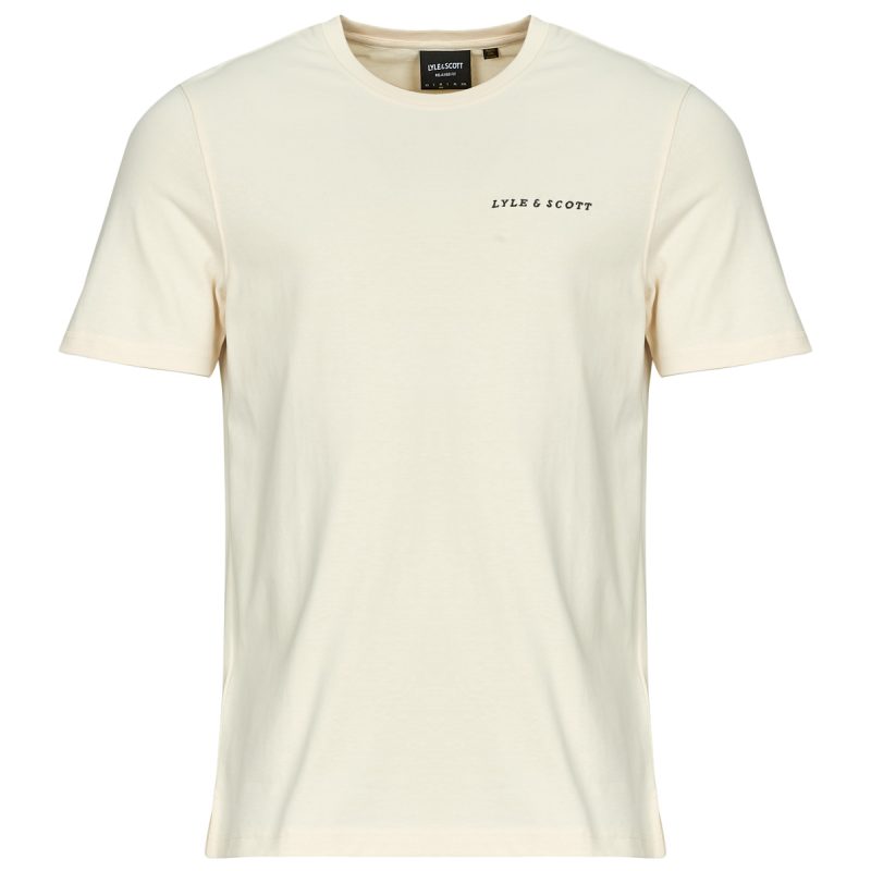 T-shirt Lyle & Scott SCRIPT T-shirt Beige T-shirt maniche corte Uomo - 1