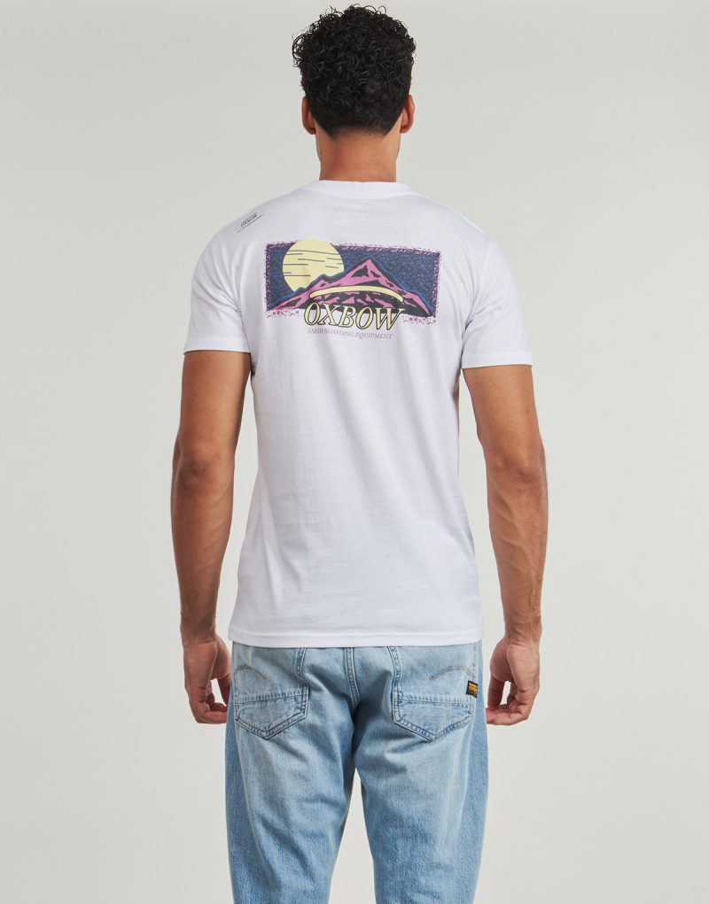 T-shirt Oxbow R2SUMMIT Bianco T-shirt maniche corte Uomo - 2