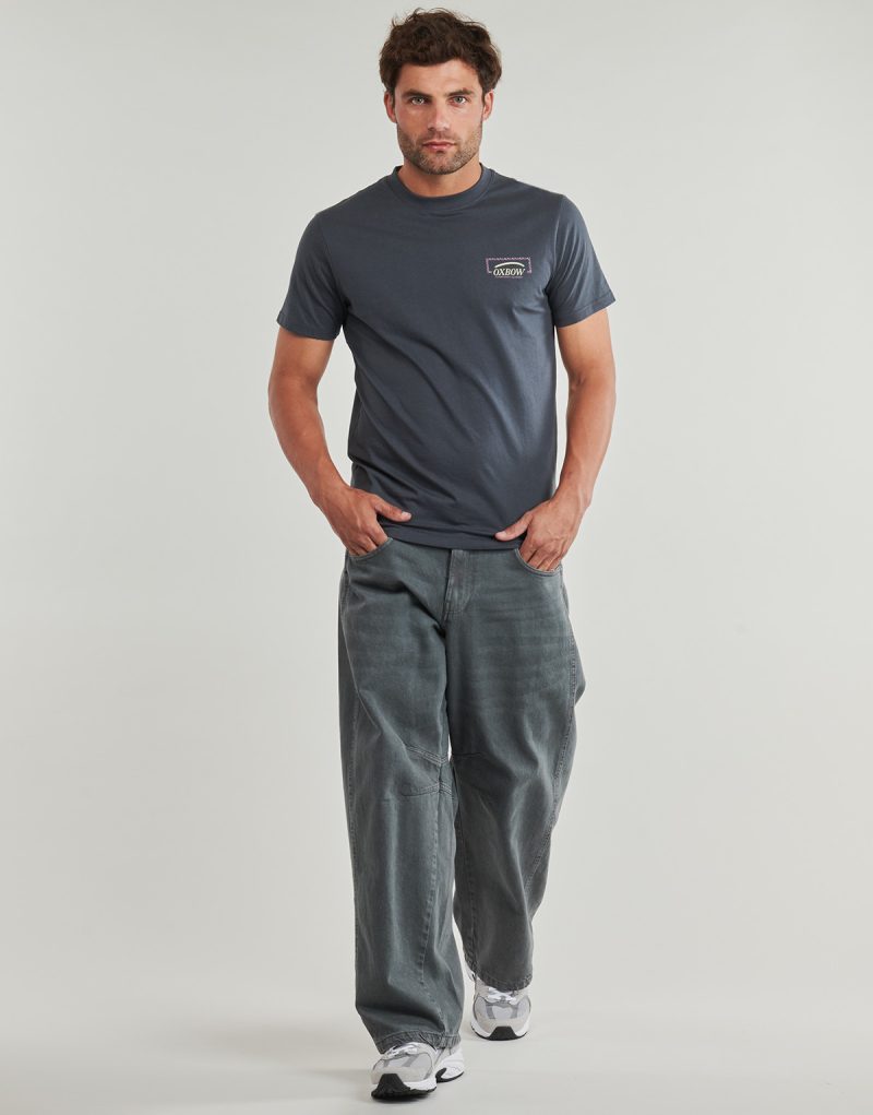 T-shirt Oxbow R2SUMMIT Nero T-shirt maniche corte Uomo - 4