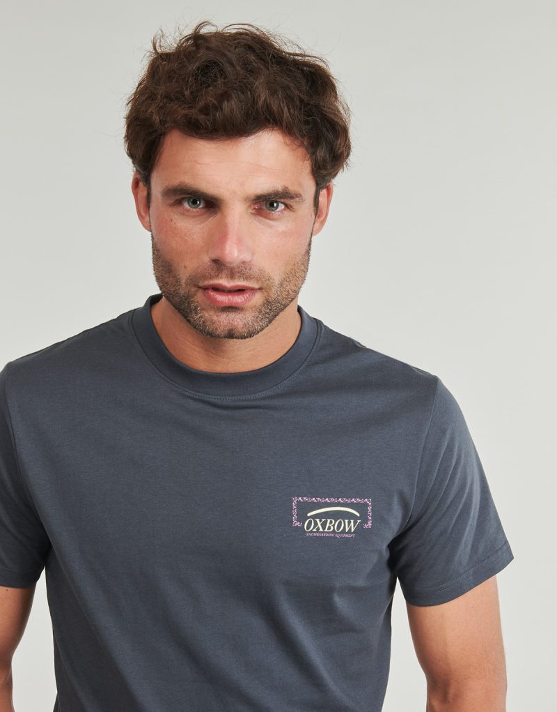 T-shirt Oxbow R2SUMMIT Nero T-shirt maniche corte Uomo - 5