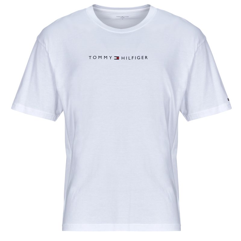 T-shirt Tommy Hilfiger SS TEE CONT. LOGO Bianco T-shirt maniche corte Uomo - 1