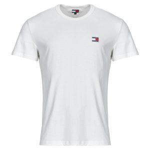 T-shirt uomo Tommy Jeans  TJM REG BADGE TEE EXT  Bianco Tommy Jeans 8720638647911