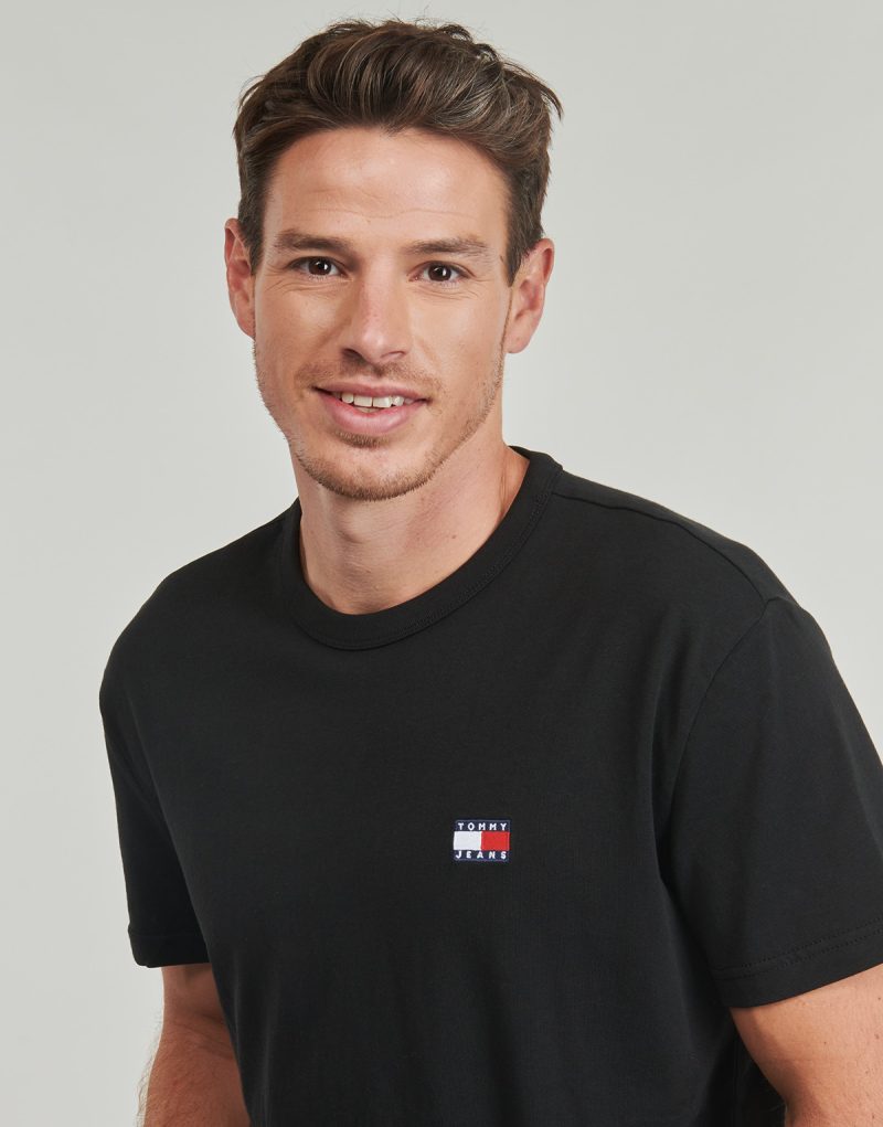 T-shirt  Tommy Jeans  TJM REG BADGE TEE EXT  Nero -  T-shirt maniche corte Uomo - 5