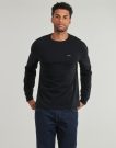 T-shirts a maniche lunghe Guess LS CN REG PKT TEE Nero T-shirts a maniche lunghe Uomo - 2