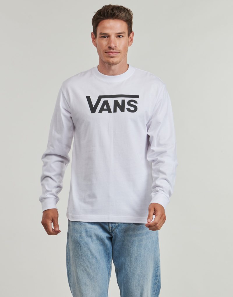 Vans VANS CLASSIC LS TEE Wei&szlig;es Langarm-T-Shirt Herren Langarm-T-Shirt - 2