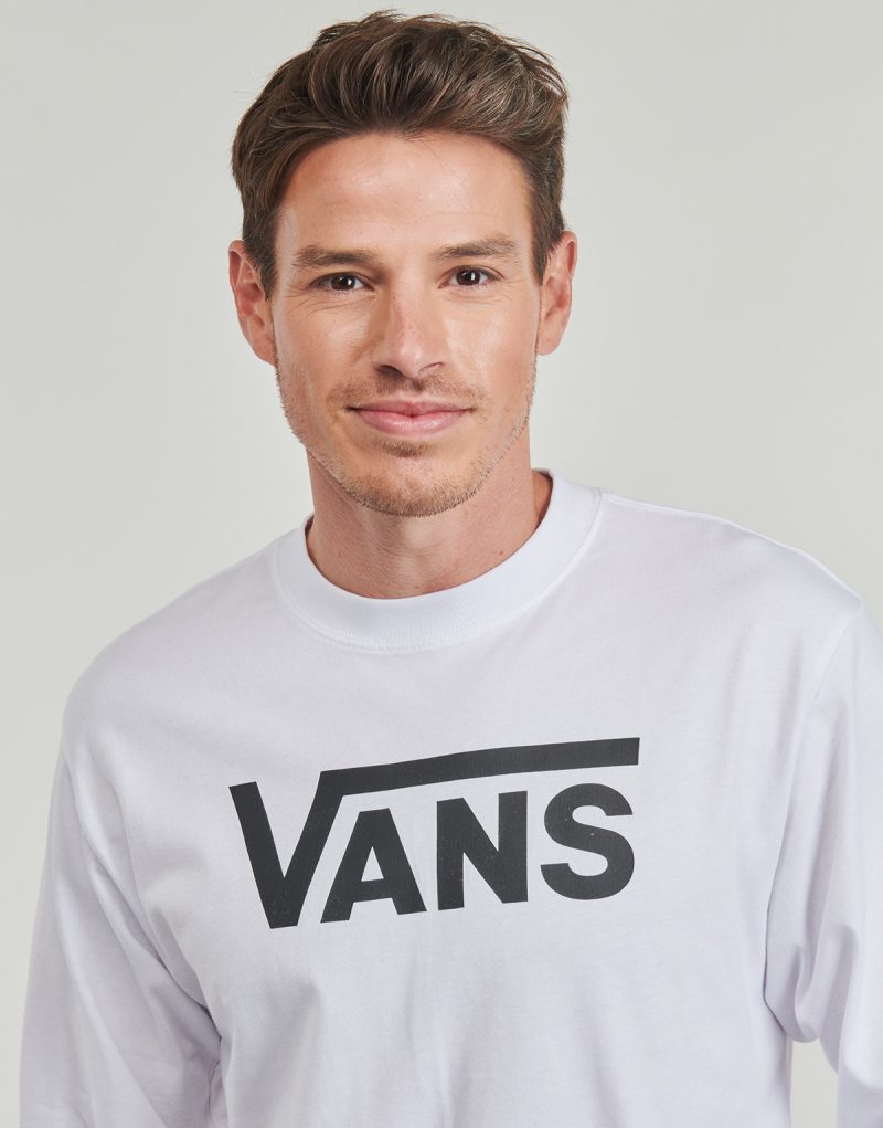 Vans VANS CLASSIC LS TEE Wei&szlig;es Langarm-T-Shirt Herren Langarm-T-Shirt - 5